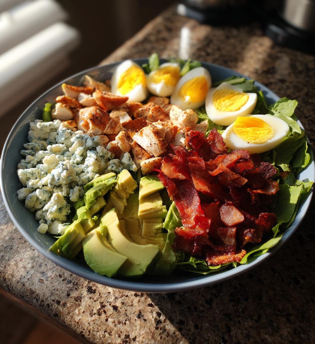 Cobb Salad Recipe Classic: The Best Easy and Delicious Salad - step by step