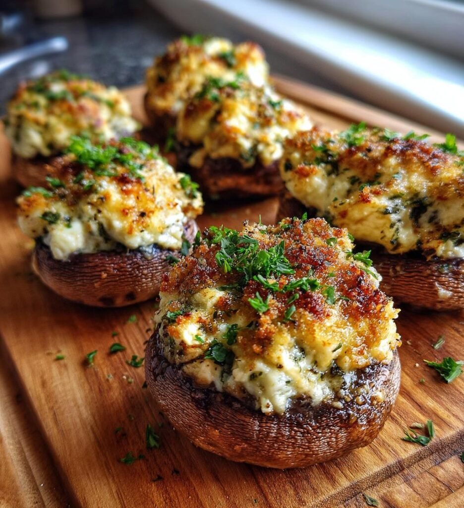 baked stuffed mushrooms recipe