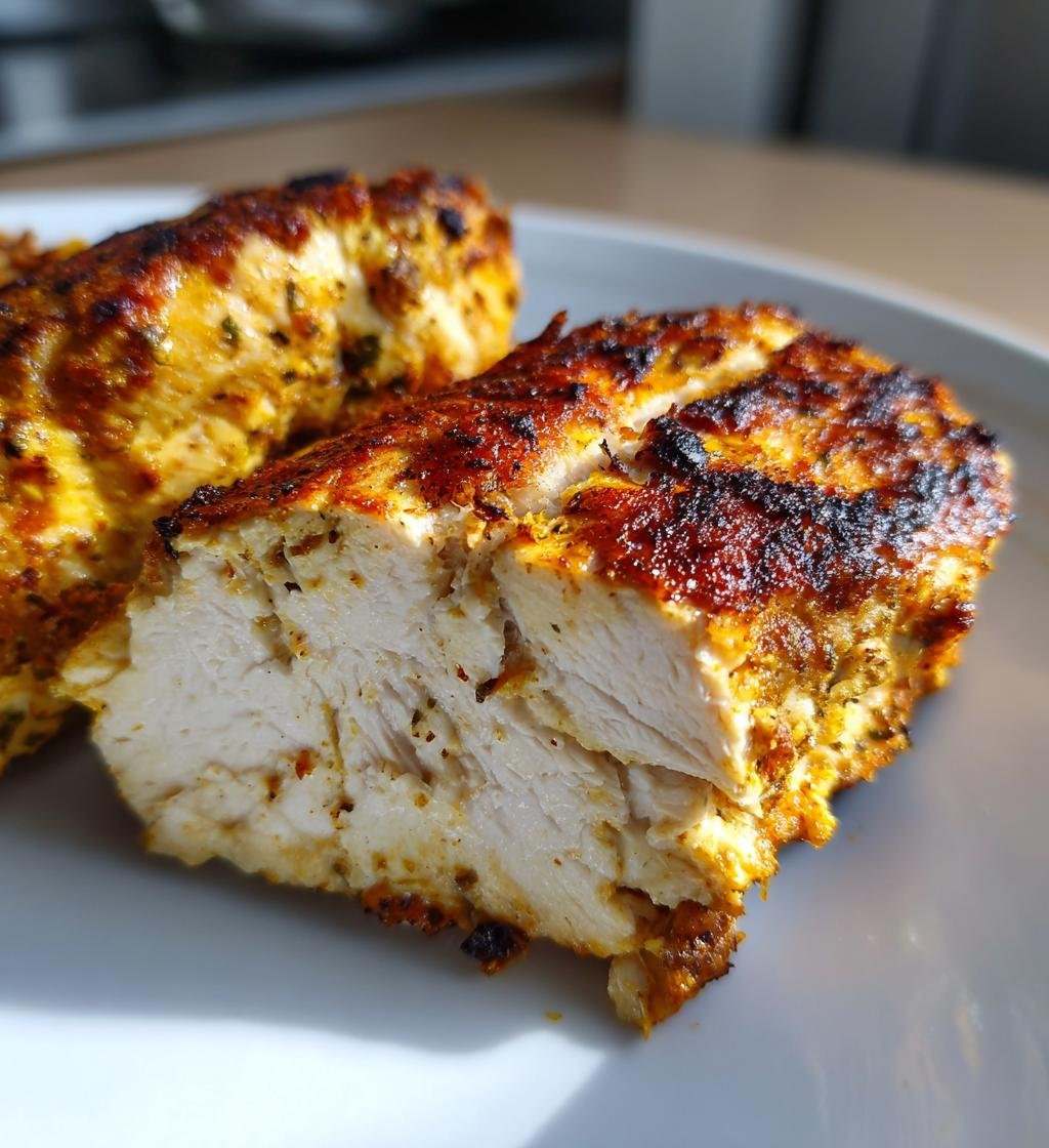 Air Fryer Chicken Breast Recipe - Juicy and Perfectly Crispy