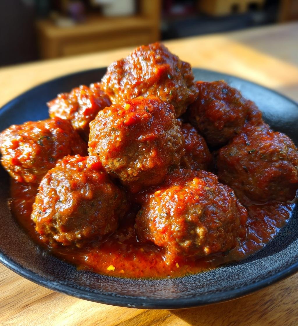 Easy Turkey Meatballs Recipe in Rich Tomato Sauce – Juicy & Quick