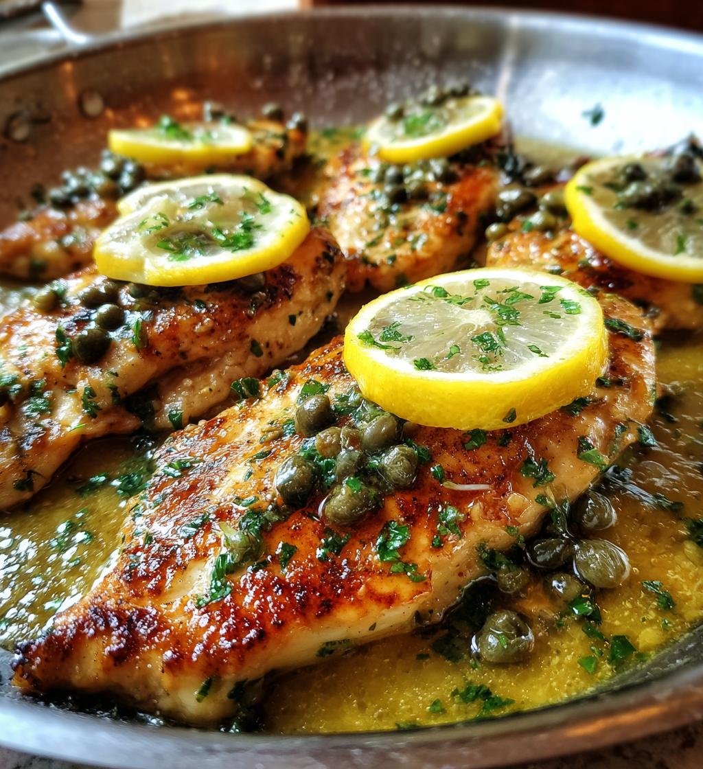 Easy Chicken Piccata Recipe: Juicy Chicken in Lemon Caper Sauce - step by step