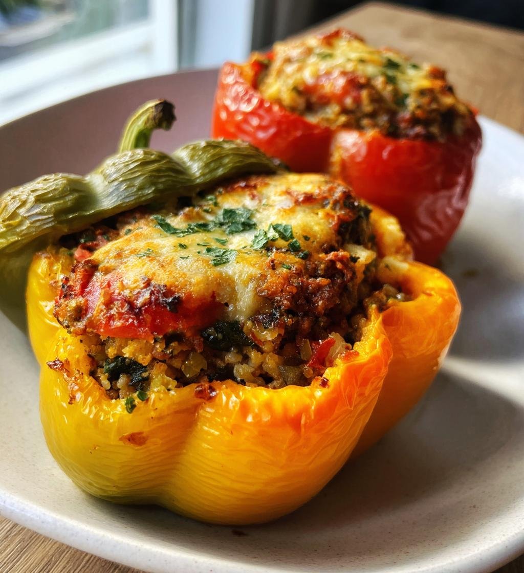 Stuffed Bell Peppers Vegetarian: Easy & Delicious Recipe for Everyone - step by step
