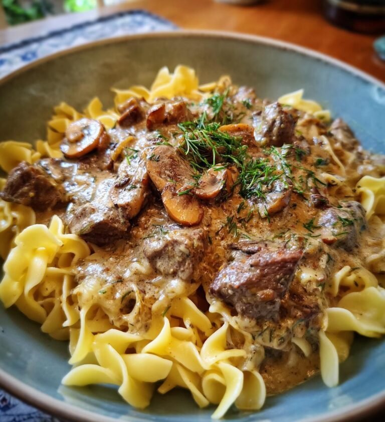 beef stroganoff recipe creamy