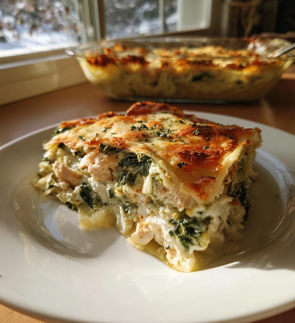 Creamy Spinach Chicken Casserole - Easy and Delicious Dinner Recipe