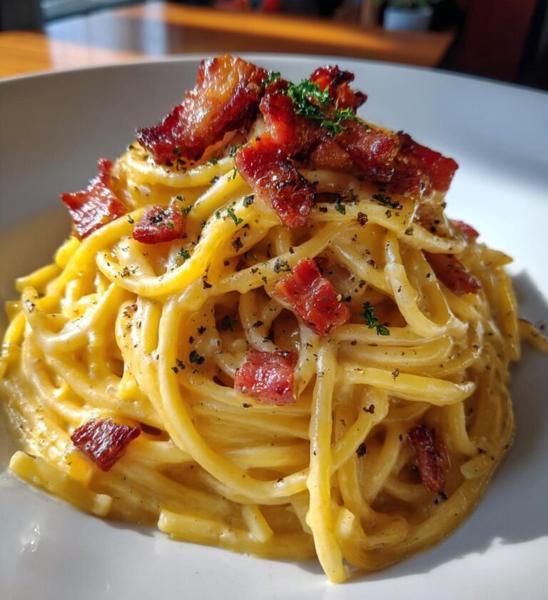 creamy spaghetti carbonara recipe