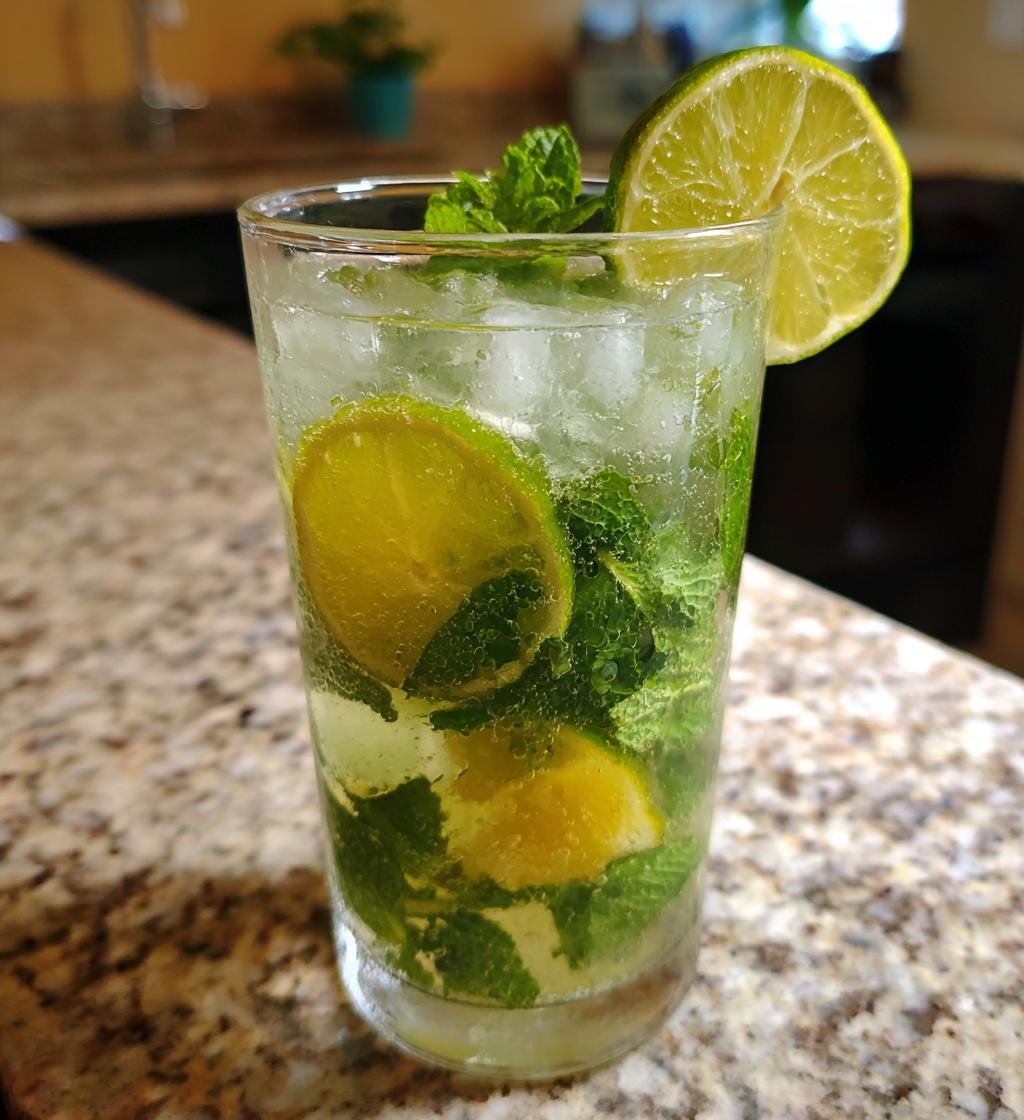 Virgin Mojito Recipe Easy Mocktail - Refreshing & Delicious - step by step