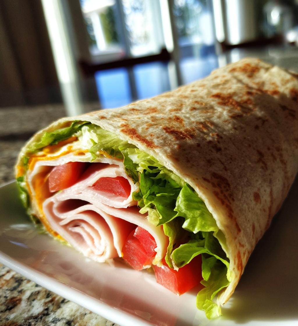 Turkey Wrap Recipe: Healthy Lunch That's Quick and Delicious - step by step