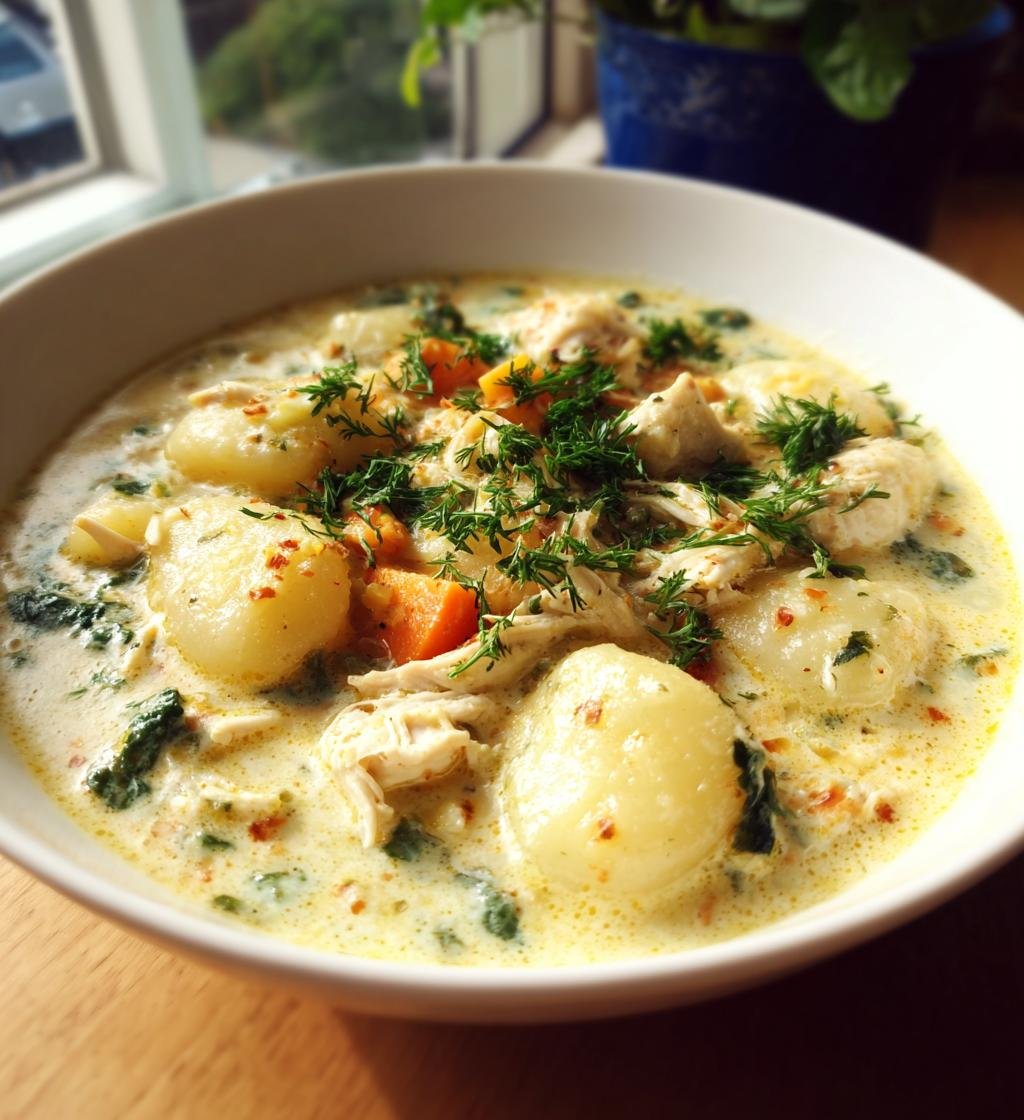 Creamy Chicken Gnocchi Soup: The Best Comfort Food Recipe - step by step