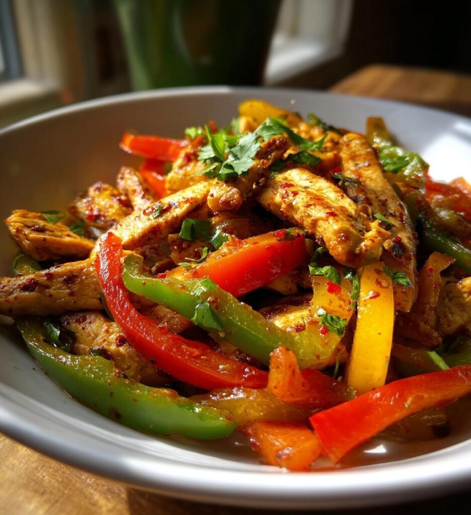 easy chicken fajitas recipe