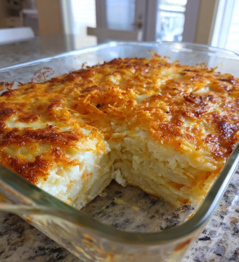 cheesy potato casserole recipe