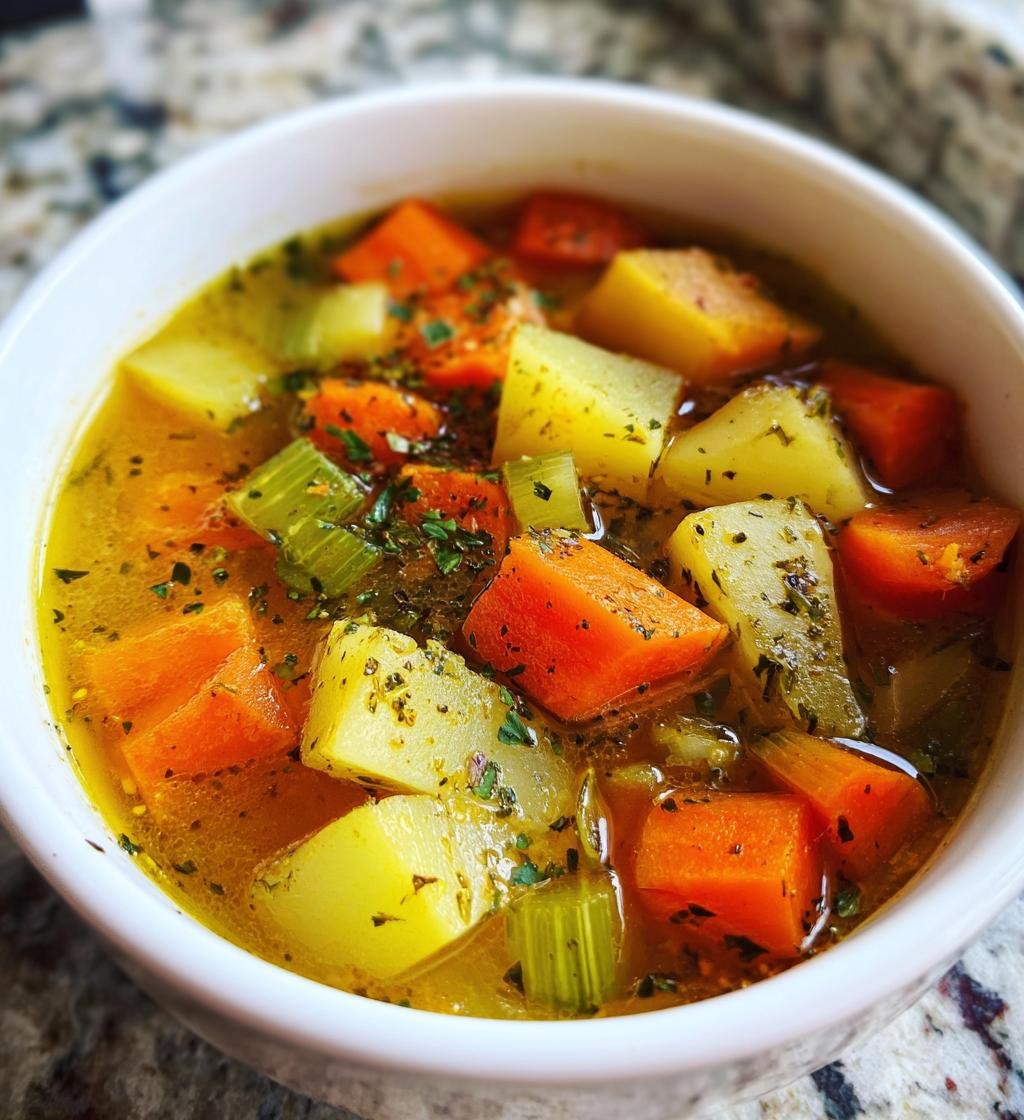 Slow Cooker Vegetable Soup Recipe - Easy & Delicious Comfort Food
