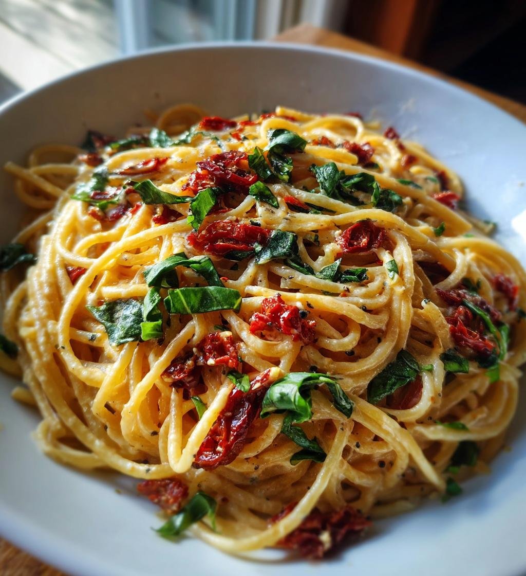 Creamy Sun Dried Tomato Pasta - Quick & Delicious Recipe