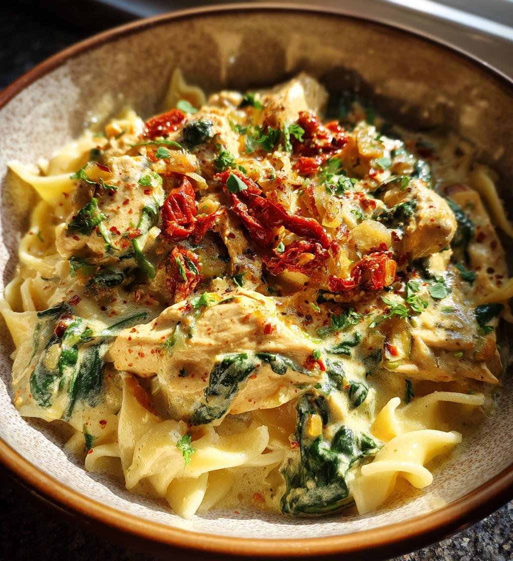 Creamy Tuscan Chicken Recipe – Easy and Delicious Weeknight Dinner - step by step