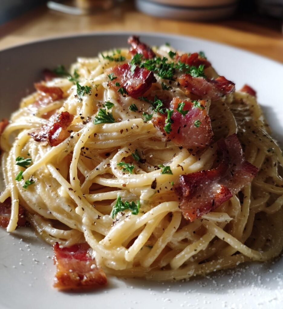 creamy spaghetti carbonara recipe