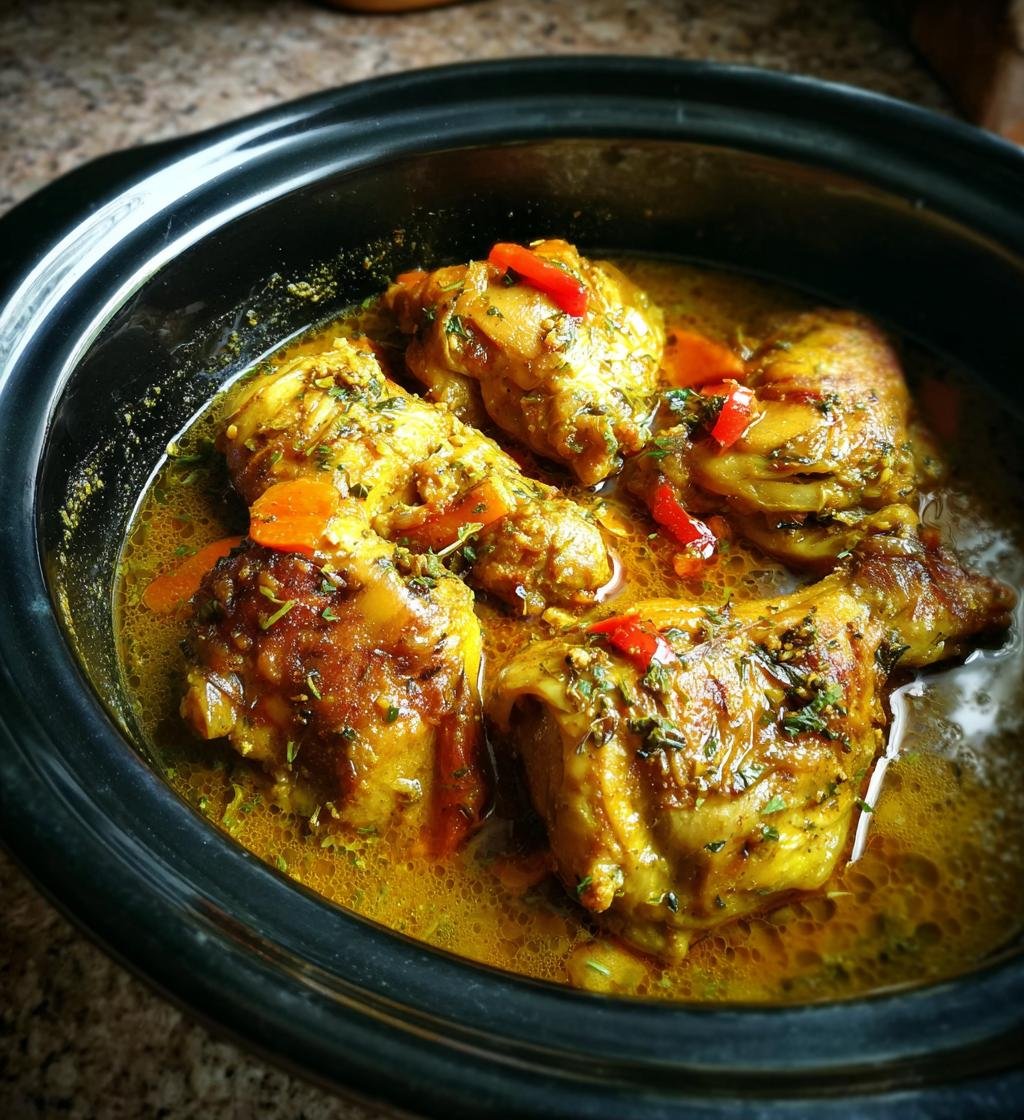 Slow Cooker Chicken Curry Recipe: Easy & Delicious Coconut Flavor - step by step