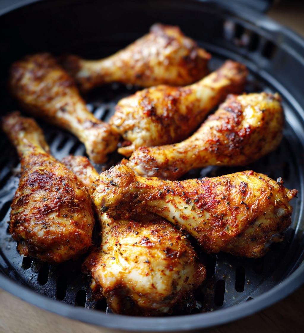 Air Fryer Chicken Drumsticks Recipe - Crispy & Delicious in 25 Minutes - step by step
