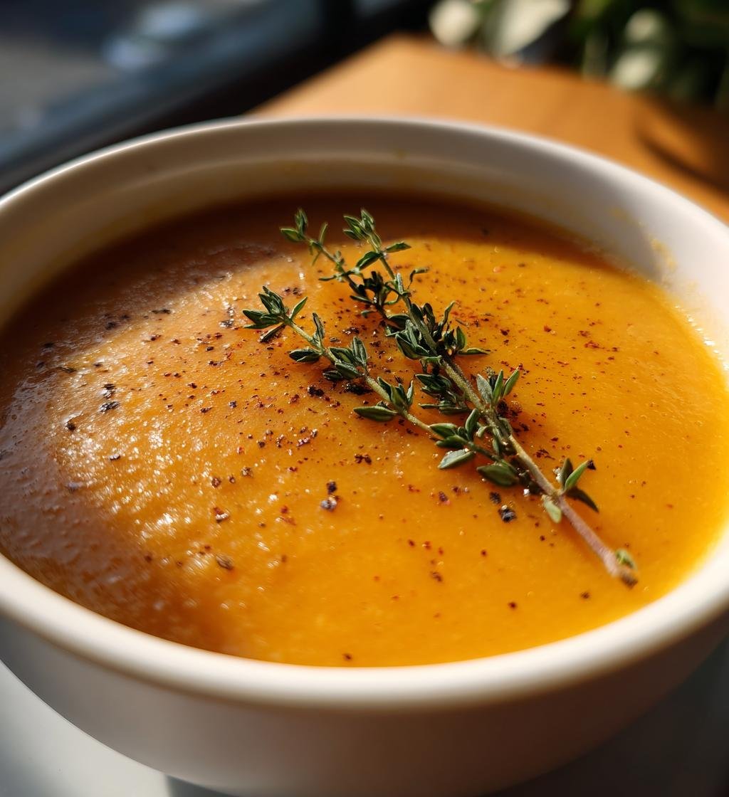 creamy sweet potato soup