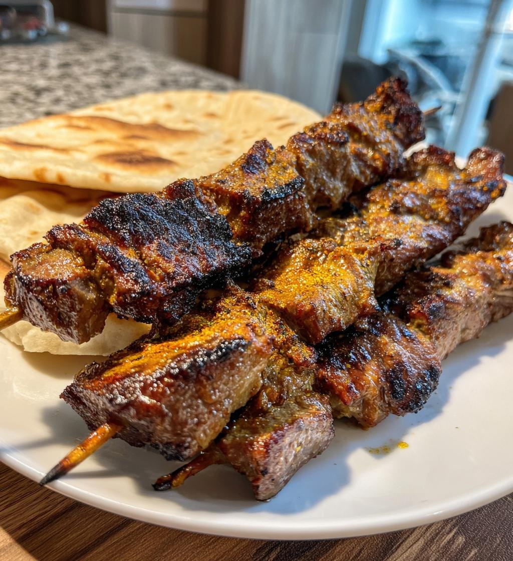 Easy Beef Kebab Recipe: Juicy Grilled Kebabs with Middle Eastern Spices