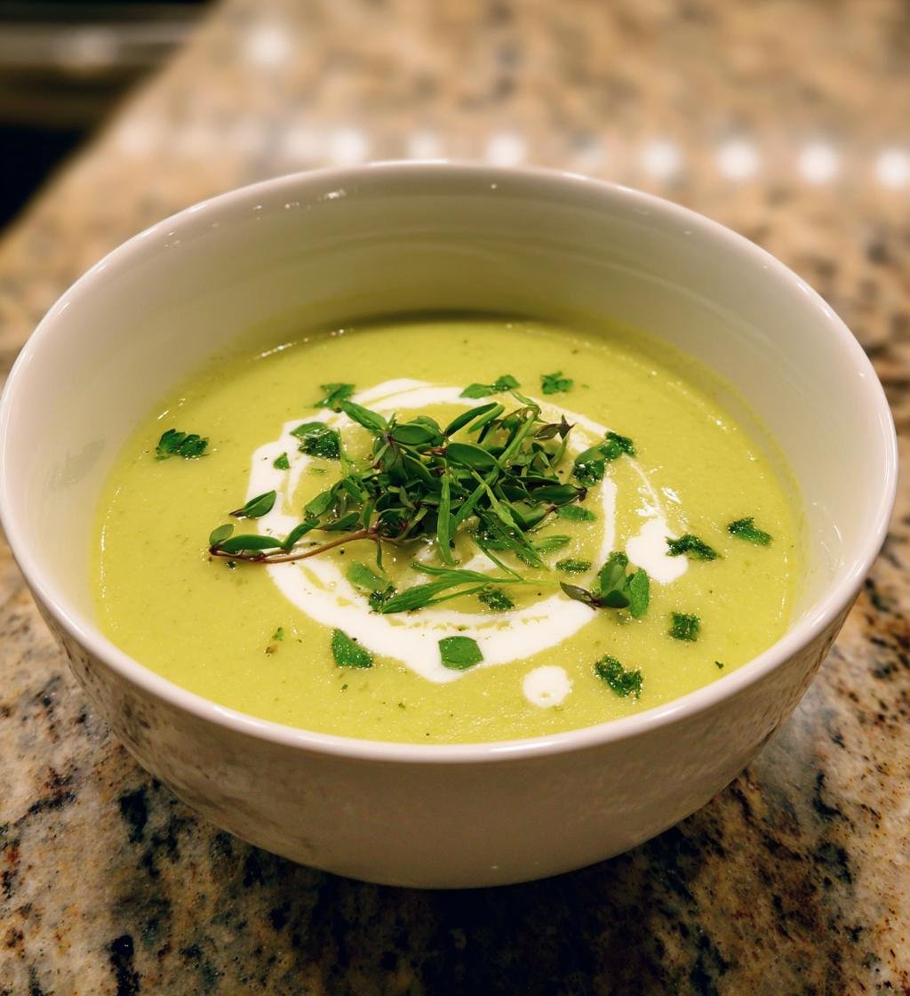 creamy zucchini soup recipe