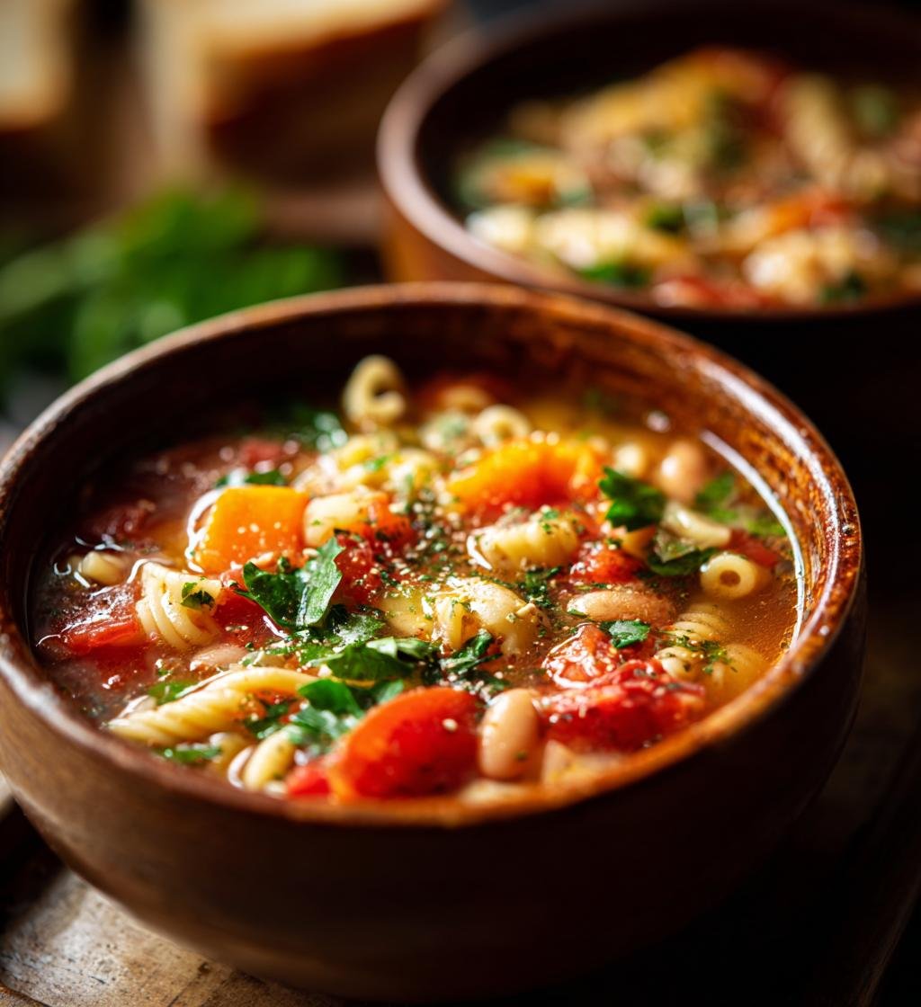 Slow Cooker Minestrone Soup Recipe - Easy and Delicious Italian Comfort - step by step