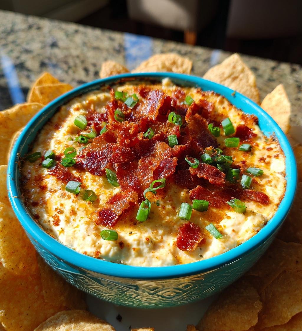 Loaded Baked Potato Dip Recipe - Easy, Creamy, and Delicious