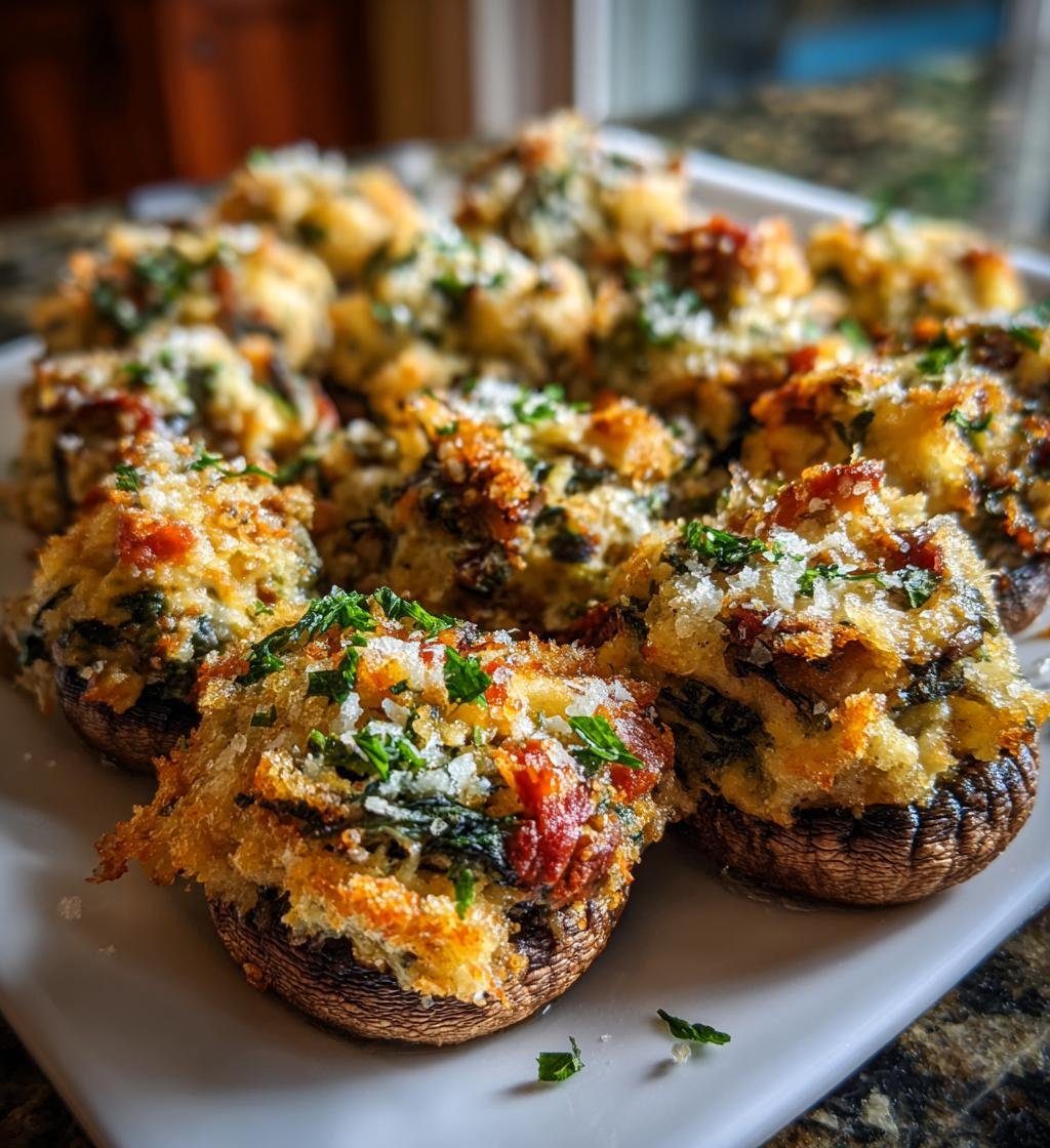 Stuffed Mushrooms Recipe: Easy Appetizer for Every Occasion step by step