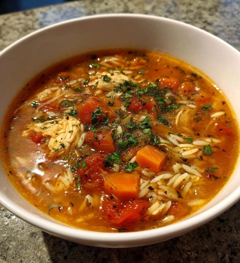 slow cooker chicken orzo soup recipe