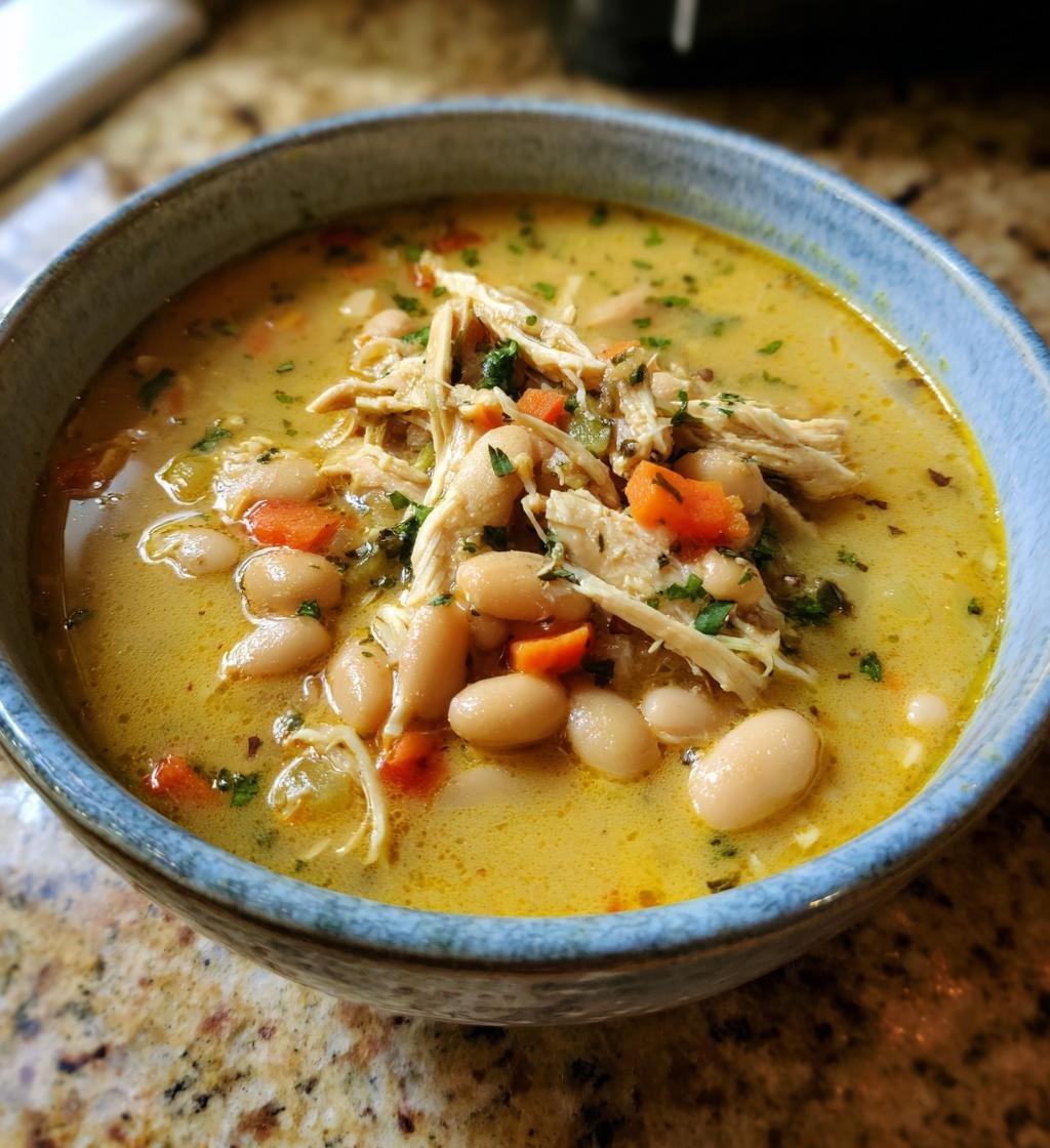 Slow Cooker White Bean Chicken Chili - Easy & Delicious Comfort Food