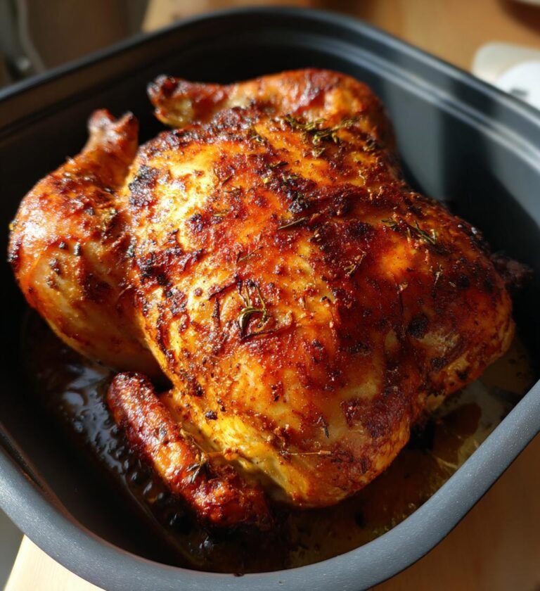 air fryer whole chicken recipe easy