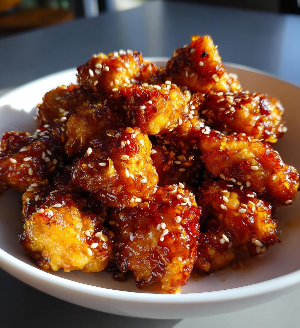 Air Fryer Sesame Chicken Recipe Easy - Crispy & Delicious