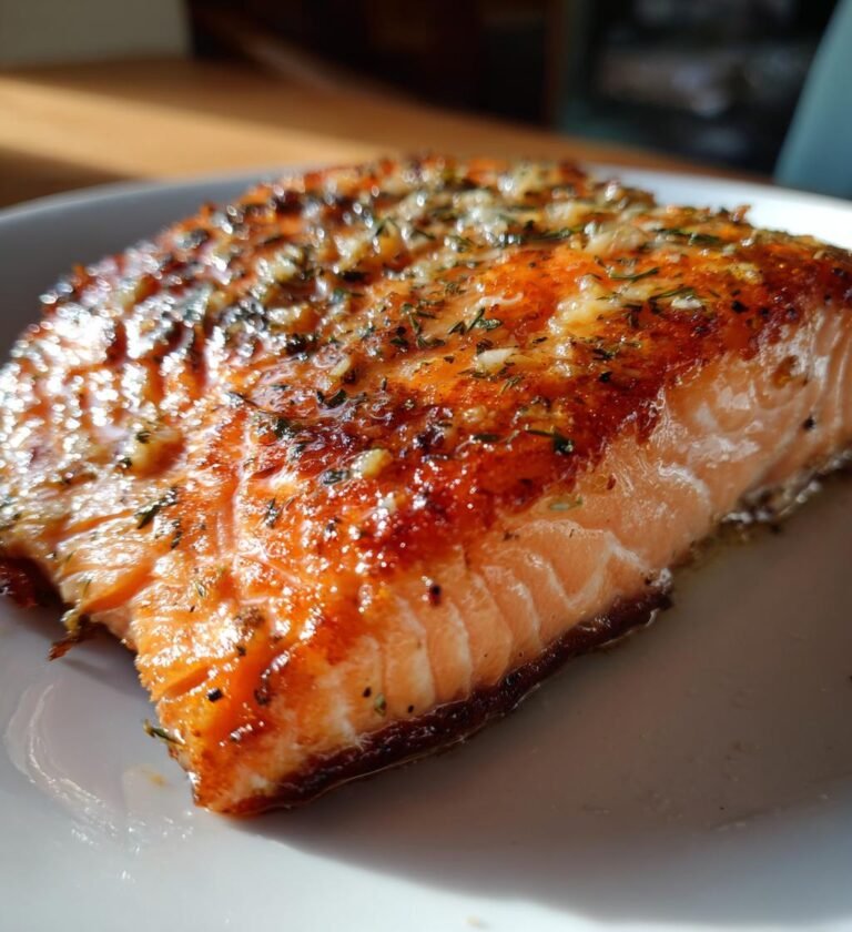 air fryer salmon recipe garlic butter