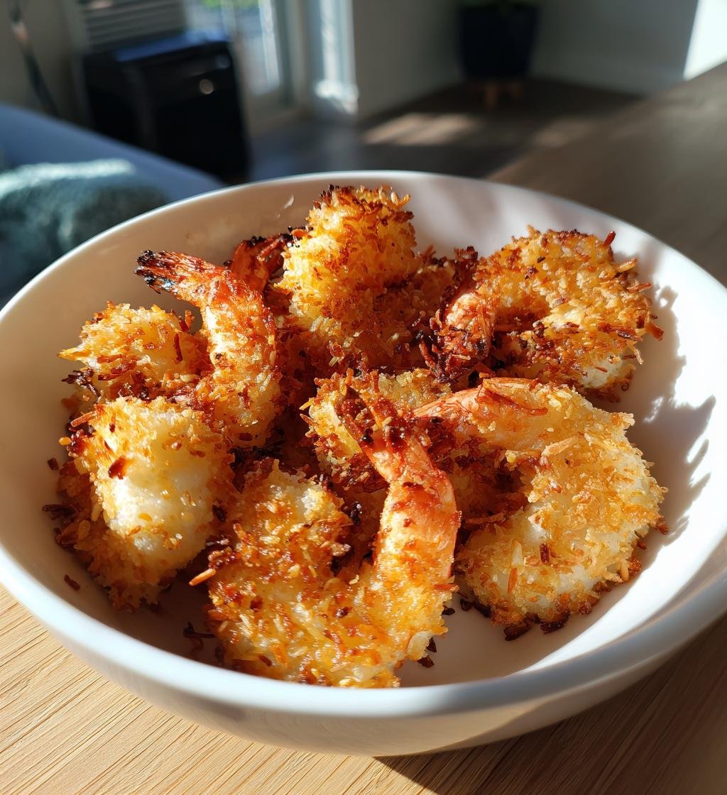 Air Fryer Coconut Shrimp Recipe Easy & Deliciously Crispy