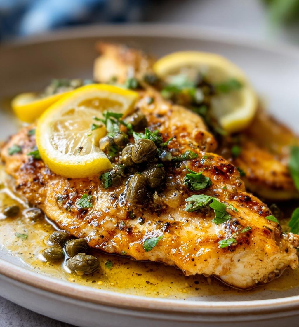 Air Fryer Chicken Piccata Recipe - Quick, Juicy, and Delicious