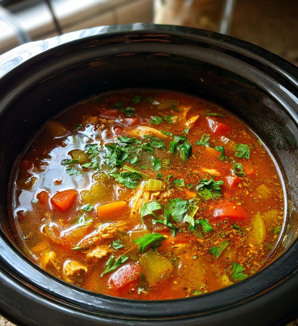 slow cooker chicken fajita soup recipe