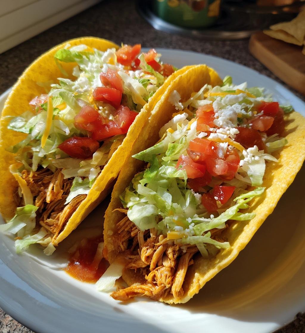 Slow Cooker Chicken Tacos for Cinco de Mayo Night - Easy & Delicious