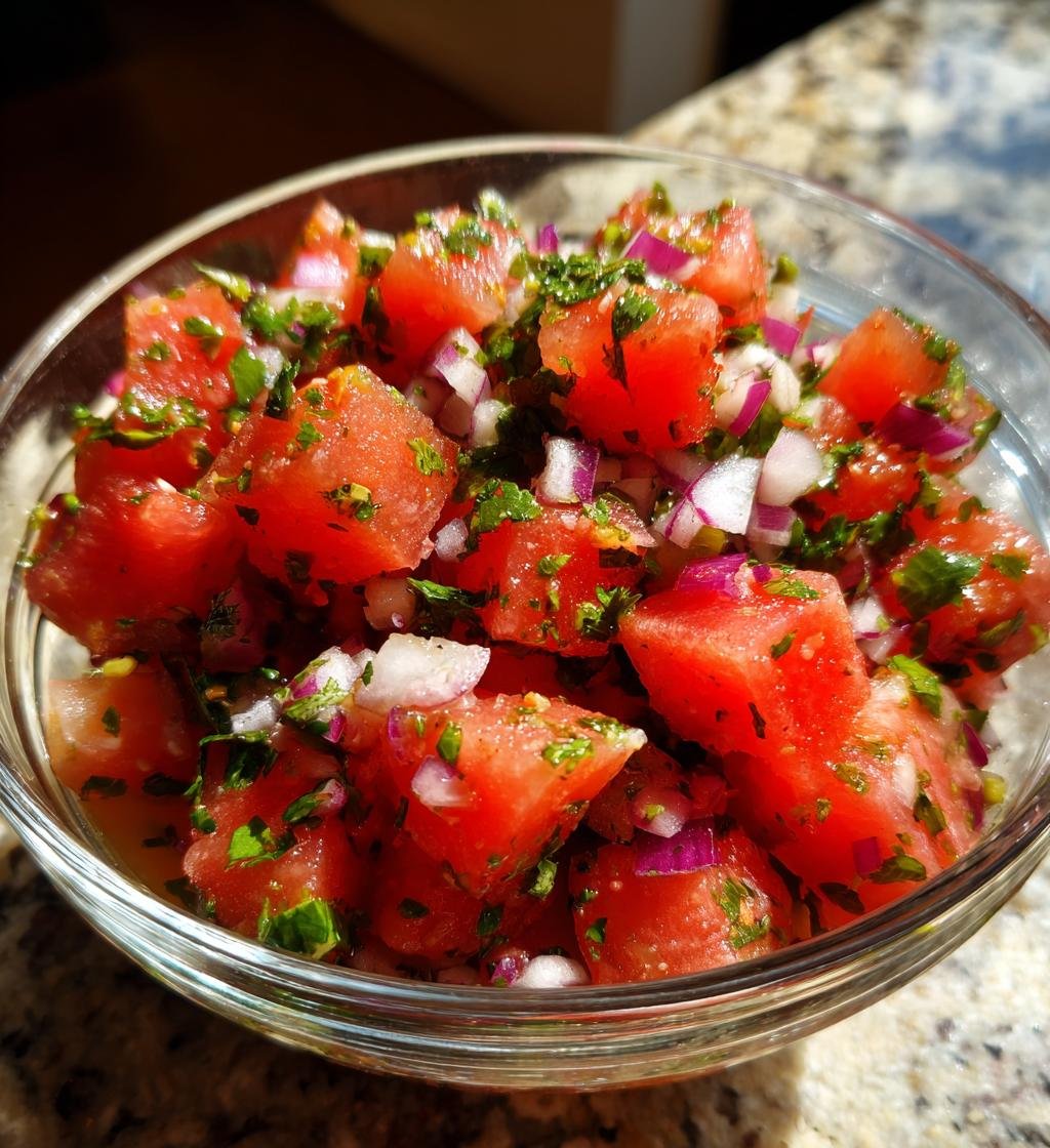 Easy Watermelon Salsa Recipe for Summer Parties - Refreshing & Delicious