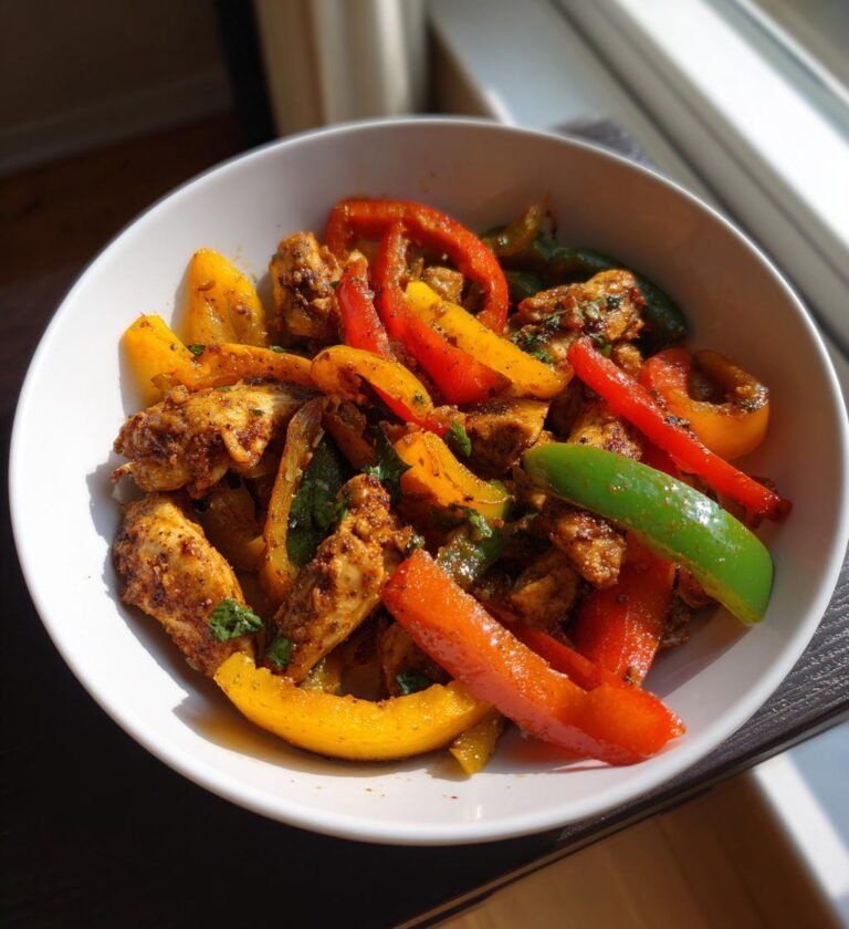 air fryer chicken fajitas for quick summer dinners