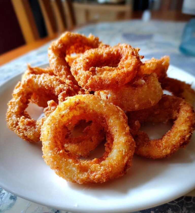 crispy air fryer onion rings for backyard BBQ